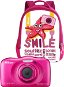 Nikon COOLPIX W100 ružový backpack kit - Detský fotoaparát