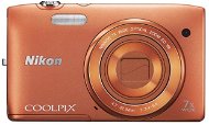  Nikon COOLPIX S3500 orange  - Digital Camera