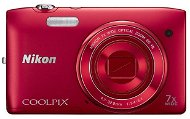 Nikon COOLPIX S3500 Red - Digitálny fotoaparát