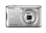 Nikon COOLPIX S3700 Silver + Case + 8GB - Digital Camera