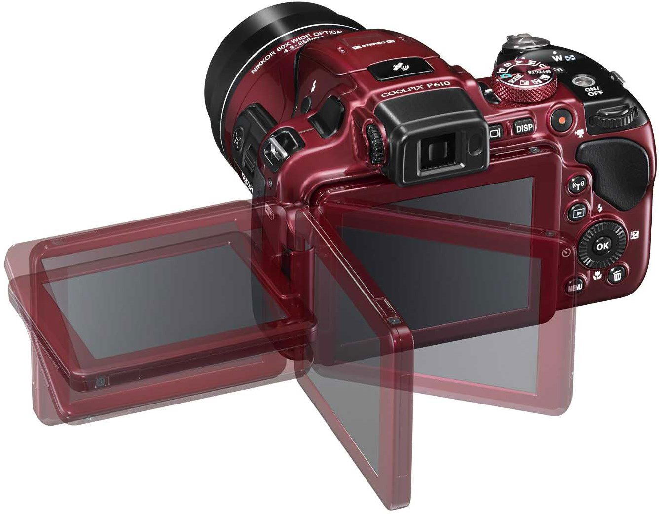 Nikon COOLPIX P610 red - Digital Camera | Alza.cz