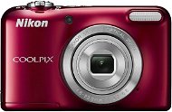 Nikon COOLPIX L31 červený + nabíjačka + 2× AA batéria - Digitálny fotoaparát
