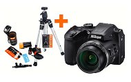 Nikon COOLPIX B500 black + Rollei Starter Kit - Digital Camera