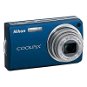 NIKON COOLPIX S550 modrý (blue), CCD 10 Mpx, 5x zoom, Li-Ion, 2.5" LCD, SD/ SDHC - Digital Camera