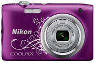 Nikon COOLPIX A100 fialový lineart - Digitálny fotoaparát