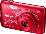 Nikon COOLPIX A300 Red Lineart - Digital Camera