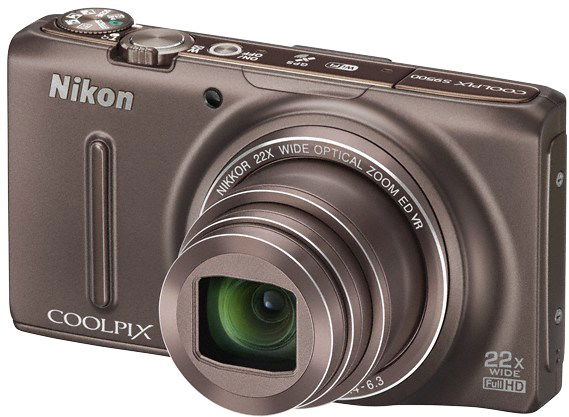 Nikon COOLPIX S9500 bronze - Digital Camera | Alza.cz