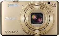 Nikon COOLPIX S7000 zlatý + puzdro - Digitálny fotoaparát