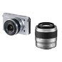 Nikon 1 J1 + Objektivy 10-30mm + 30-110mm VR silver - Digital Camera