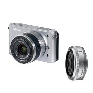 Nikon 1 J1 + Objektivy 10-30mm + 10mm F2.8 silver - Digitální fotoaparát