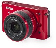 Nikon 1 J1 red + Objektiv 10-30mm VR + 8GB karta - Digitálny fotoaparát
