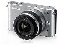Nikon 1 J2 + Objektiv 10-30mm F3.5-5.6 silver - Digital Camera