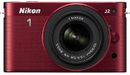 Nikon 1 J2 + lens 10-30 mm F3.5-5.6 red  - Digital Camera