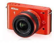 Nikon 1 J2 + Objektiv 10-30mm F3.5-5.6 orange - Digital Camera
