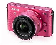Nikon 1 J2 + Objektivy 10-30mm + 30-110mm pink - Digitální fotoaparát