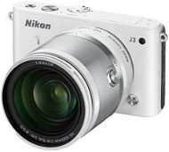 Nikon 1 J3 + 10-100 mm VR Objektiv Weiß - Digitalkamera