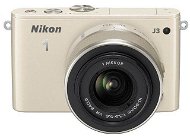 Nikon 1 J3 + 10-30 mm VR Objektiv Biege - Digitalkamera