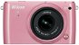 Nikon 1 S1 + Objektiv 11-27.5mm Rosa - Digitalkamera