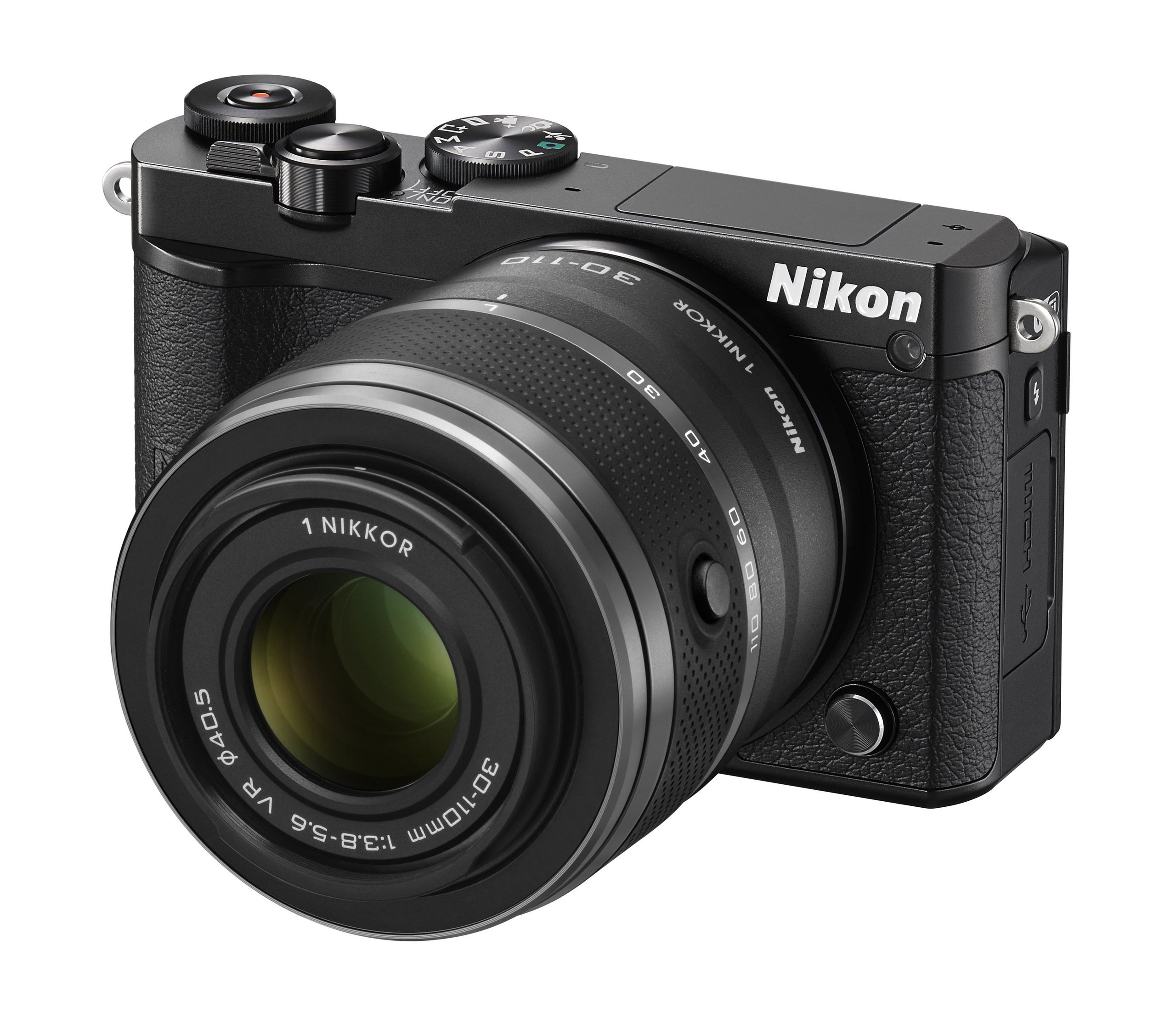 Nikon 1 J5 black + 10-30 mm + 30-110 mm lens - Digital Camera