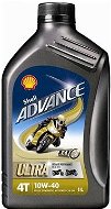 Motorový olej SHELL ADVANCE Ultra 4T 10W-40 1 l - Motorový olej