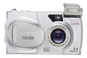 Olympus C-300 Zoom, kompaktní, 3,34 mil. bodů, zoom 2,8x - - - Main image