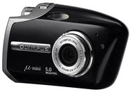 Olympus [mju:] Mini Digital S - lakovaná čerň (enamel black), 5.0 mil. bodů, optický / digitální zoo - Digital Camera