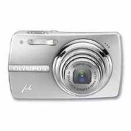 Olympus [mju:] 820 Digital stříbrný (starry silver), CCD 8 Mpx, 5x zoom, 2.7" LCD, Li-Ion, xD, face  - Digital Camera