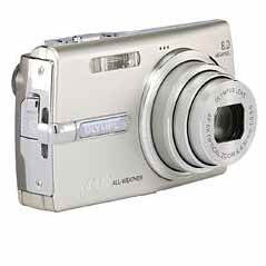 Olympus [mju:] 830 Digital stříbrný (silver), CCD 8 Mpx, 5x zoom, 2.5" LCD, Li-Ion, face detection,  - Digital Camera - Main image