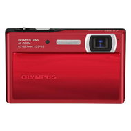 Olympus [mju:] 1040 červený (red) CCD 10 Mpx, 3x zoom, 2.7" LCD, Li-Ion, face detection - Digital Camera