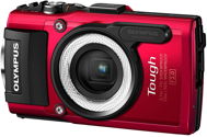 Olympus TOUGH TG-4 Red + LG-1 LED Light Guide - Digital Camera