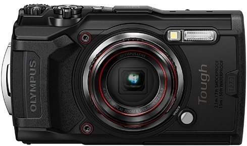 Olympus TOUGH TG-6,  Black - Digital Camera - Main image