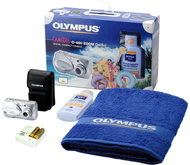 Olympus C-460 Zoom del Sol + xD karta 128 MB + nabíječka + 2x 1700mAh baterie + kožené pouzdro - Digital Camera
