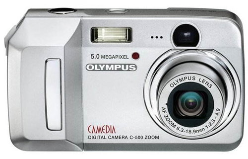 Olympus C-500 Zoom - 5,0 mil. bodů, zoom optický 3x / digitální 4x, interní paměť 14 MB + xD karta 2 - Digital Camera - Main image