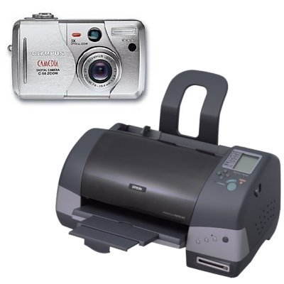 Olympus Bundle C-50 Zoom + tiskárna Epson Stylus 915 + fotopapír A4 -  - Main image