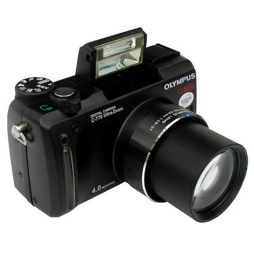 Olympus C-770 Movie, MPEG4 - černý (black), 4,2 mil. bodů, zoom optický 10x / digitální 4x - Digital Camera - Main image