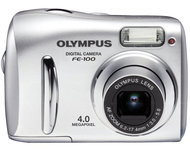 Olympus FE-100 Zoom stříbrný (silver), CCD 4 Mpx, 2,8x zoom, 1,5" LCD, 2x AA, xD - Digital Camera