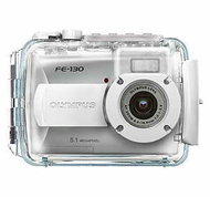Sada Olympus FE-130 Zoom + podvodní pouzdro - Digital Camera