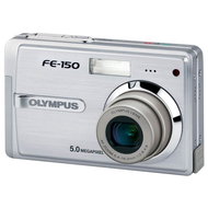 Olympus FE-150 Zoom, CCD 5 Mpx, 3x zoom, 2.5" LCD, Li-Ion, xD - Digital Camera