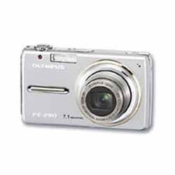 Olympus FE-280 Zoom stříbrný (silver), CCD 8 Mpx, 3x zoom, 2.5" LCD, Li-Ion, xD, face detection - Digital Camera - Main image