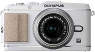 OLYMPUS E-P3 + Objektiv 14-42mm II R white/ silver - Digital Camera
