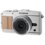 OLYMPUS E-P3 Pancake + Objektiv 17mm white/ silver - Digital Camera