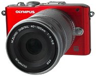 OLYMPUS E-PL3 + Objektiv 14-150mm red/ silver - Digital Camera