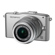 OLYMPUS E-PM1 + Objektiv 14-42mm II silver/ silver - Digital Camera