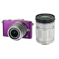 Olympus E-PM1 + objektívy 14-42mm II + 40-150mm purple/silver/black - Digitálny fotoaparát
