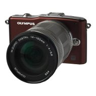 OLYMPUS E-PM1 + objektiv 14-150mm brown/ silver - Digital Camera