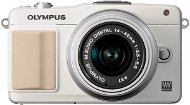 Olympus PEN PEN E-PM2 + objektiv 14-42mm II R white/ silver - Digital Camera