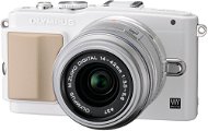 Olympus PEN E-PL5 + objektiv 14-42mm II R white/ silver - Digital Camera