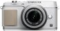 Olympus PEN E-PL5 + objektiv 14-42mm II R white/silver+ externí blesk - Digitálny fotoaparát