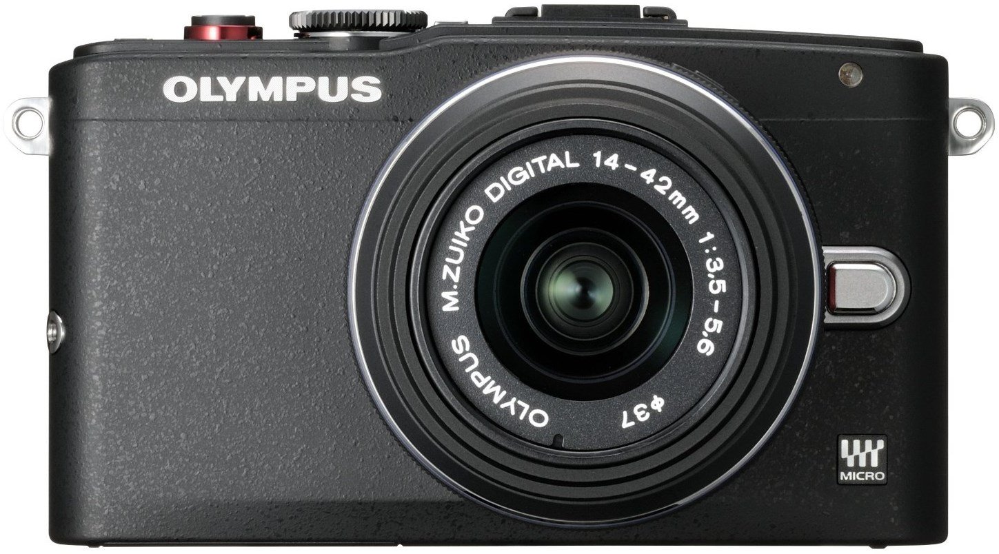 Olympus PEN E-PL6 + lens 14-42 mm II lens 40-150 mm R + R black