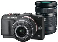 Olympus PEN E-PL6 + objektív 14-42mm II R + objektív 40-150mm R čierny / čierny - Digitálny fotoaparát